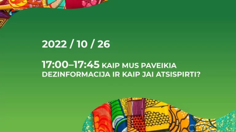 Kaip mus paveikia dezinformacija ir kaip jai atsispirti?